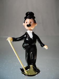 Charlie Chaplin Personnage en Cristal Couleur
