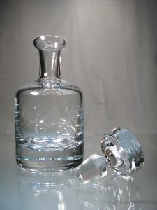 Carafe whisky Cristal Ecologique Ronde