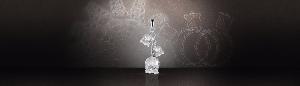 Pendentif Muguet 3 clochettes Cristal Lalique 