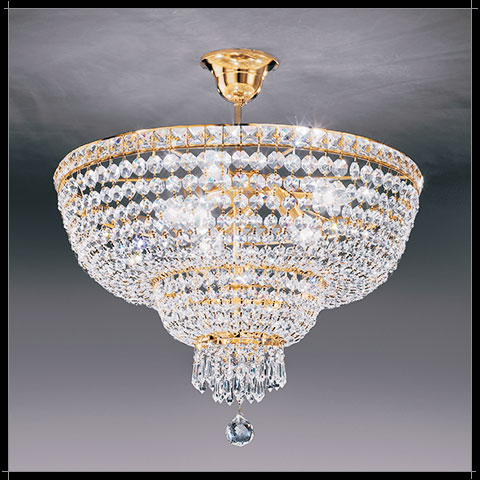 Suspension Cristal Murano Voltolina Collection Beethoven