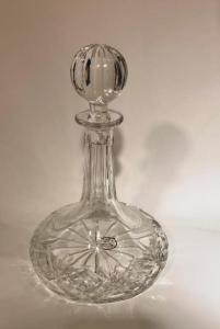 Carafe à Décanter Maçon en Cristal de Paris Taillée