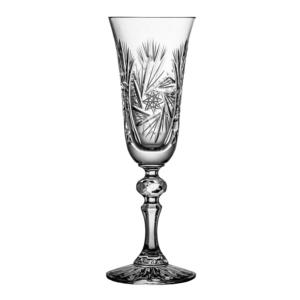 6 Flûtes à champagne Monica en cristal forme tulipe