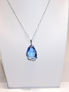 Andrea Marazzini Big Drop Cristal Swarovski bleu clair