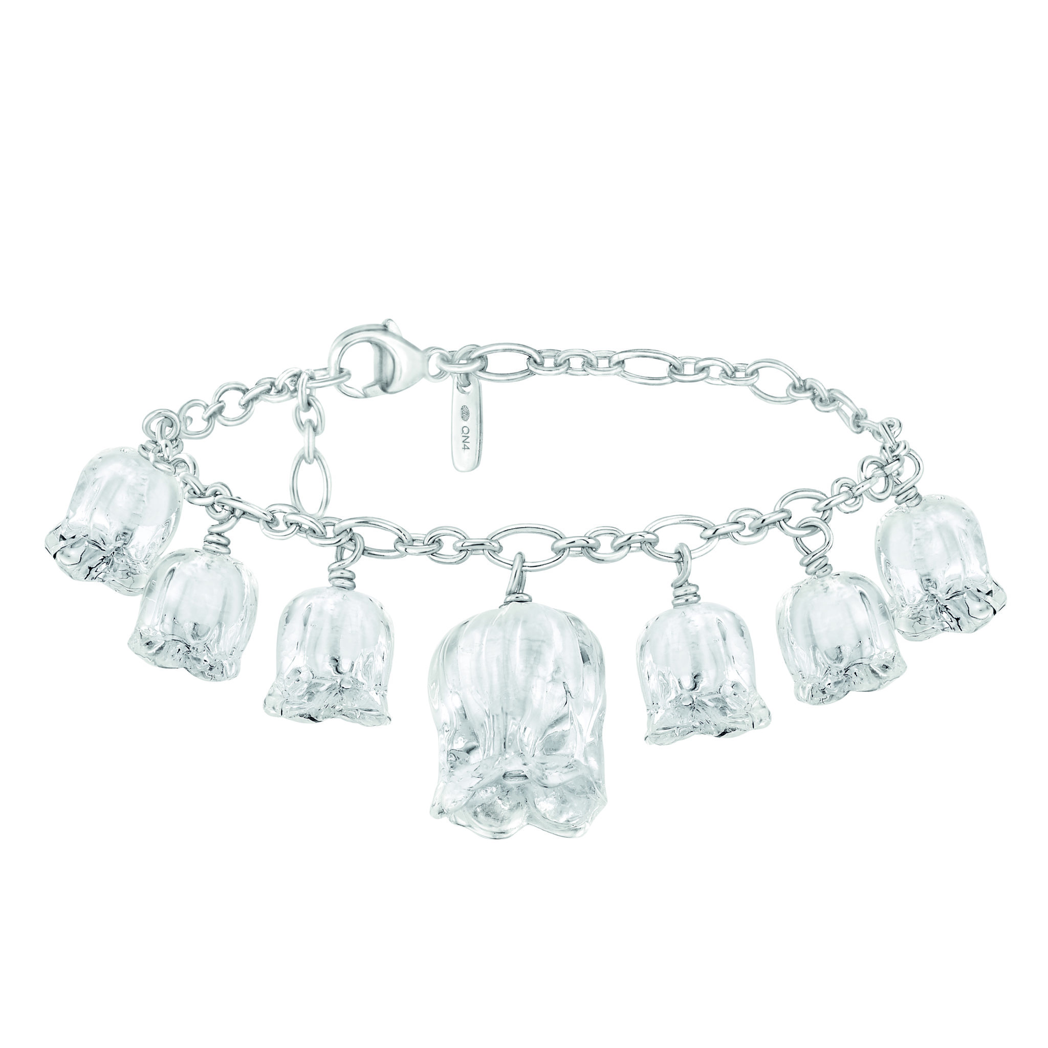 Bracelet Muguet Cristal Lalique 7 clochettes