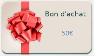 Carte cadeau d'une valeur de 50€
