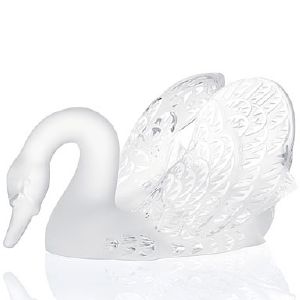 Cygnes Lalique (  tête baissée ou tête haute )