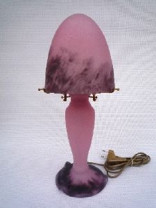 Lampe champignon rose berlingot tip Muller