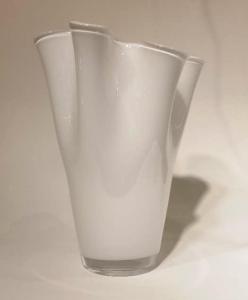 Vase Eventail Blanc 