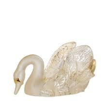 Cygnes Lalique (  tête baissée ou tête haute )