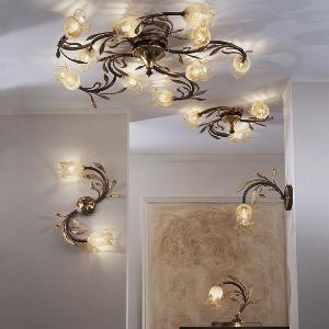 Luminaire Plafonnier Laiton bronze Possoni Collection 119