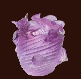Vase ultraviolet Arum Daum MM