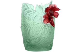 Vase Hibiscus Vert clair  Daum 