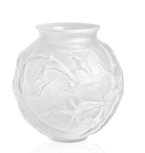 VASE Lalique Hirondelles moyen modèle