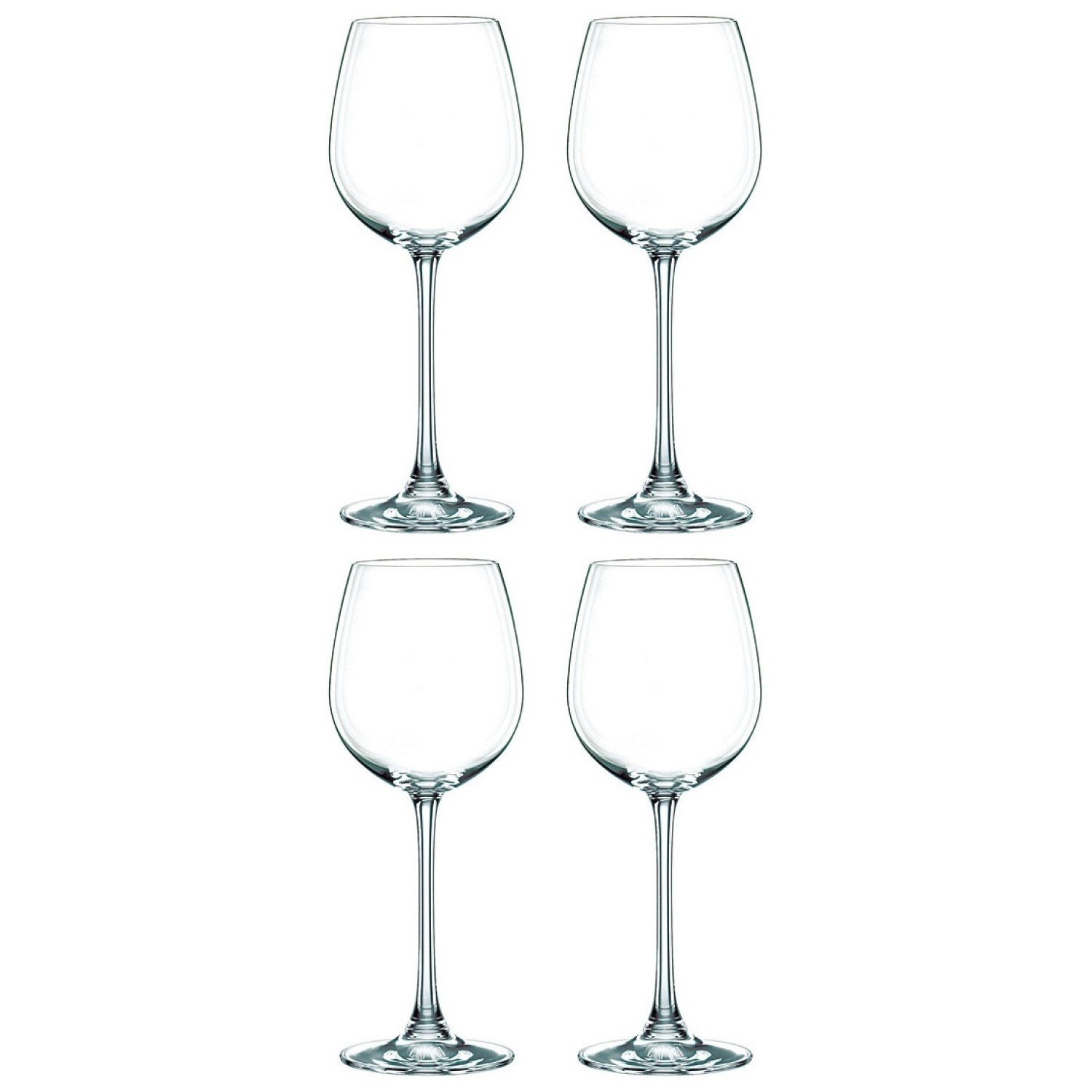 Coffret 4 Verres à vin blanc / Vin rouge en cristallin collection Vivendi