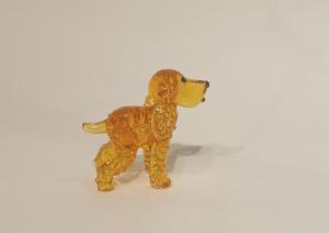 Chien Cocker en Cristal miniature
