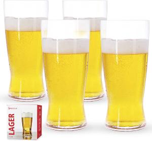 Verre à Biere en cristal Spiegelau Lager coffret de 4