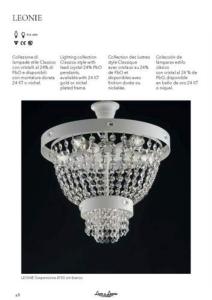 Plafonnier court Cristal Murano Collection Leonie