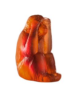 Singe Pate Cristal Daum Aveugle