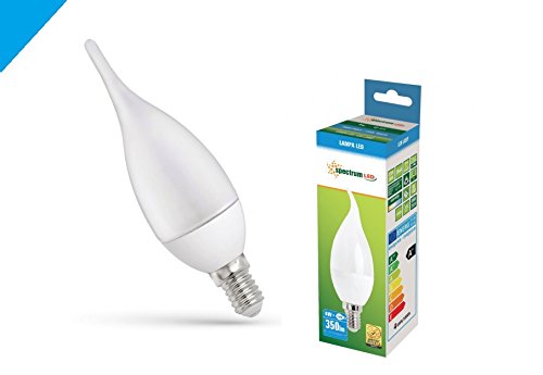 Ampoule led décorative E14 flamme 4 watts ( lot de 5 ) blanc froid