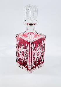 Carafe à whisky  en Cristal de Bohème taille diamant