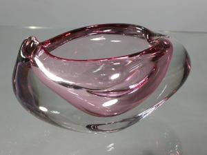 Coupelle Verre Murano rose rubis