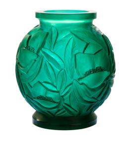 Vase Empreinte Daum Grand modèle Vert