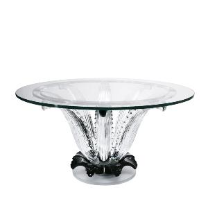 Table ronde Cristal Lalique modele Cactus