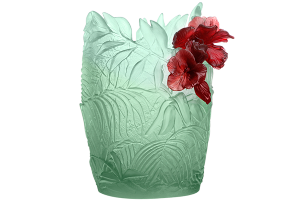 Vase Hibiscus Vert clair  Daum 