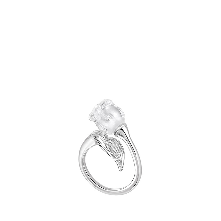 Bague Muguet cristal Lalique 