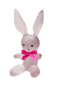 Lapin Pinpin Cristal Daum par Serge Mansau 