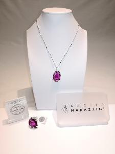 Andrea Marazzini Drop Cristal Swarovski Fuchsia