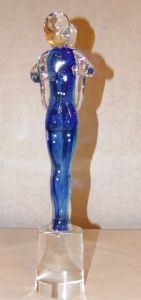 Couple amoureux  " bleu " Murano