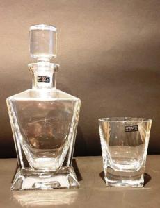 Coffret Cadeau Whisky Cristal Krosno Saga (carafe + 6 verres)