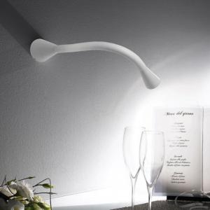Applique Murale ou Liseuse snake W1 blanc ou noir petit