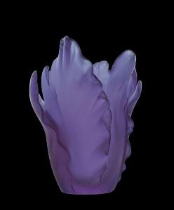 Vase Tulipe Daum ultraviolet 17 cm