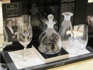 100 points Cristal Lalique Coffret 2 Verre à Bordeaux