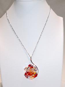 Andrea Marazzini Fleur Cristal Swarovski orange