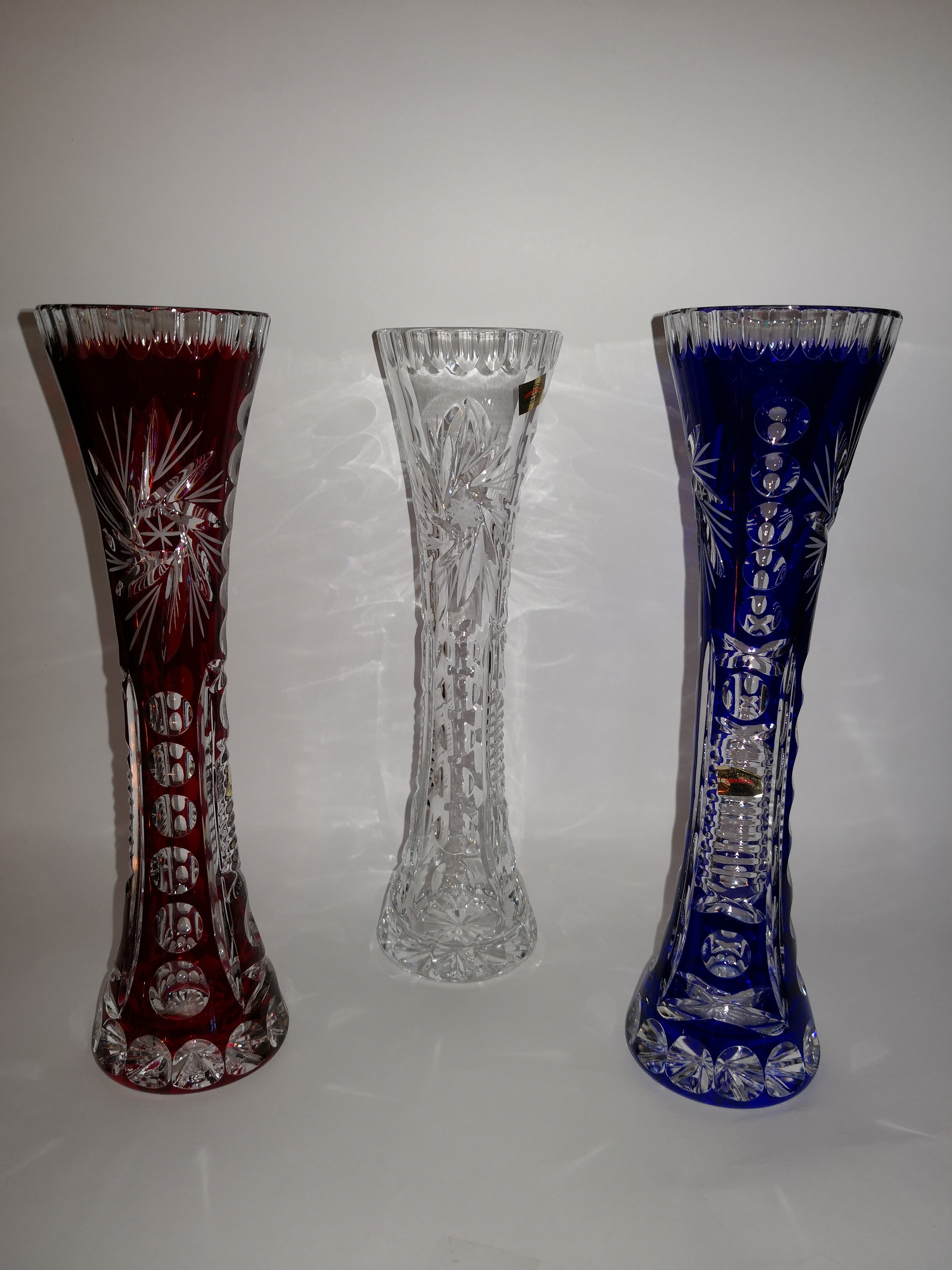 Vase Soliflore en Cristal de Bohème MM Couleur ou transparent