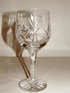 Coffret 6 verres à vin Monica en cristal de Pologne
