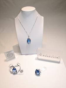 Andrea Marazzini Big Drop Cristal Swarovski bleu clair