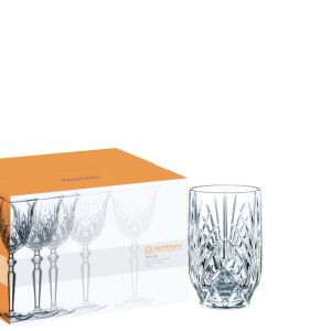 Verres en cristal collection Palais coffret de 6.