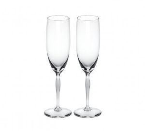 100 points Cristal Lalique Coffret Flute champagne