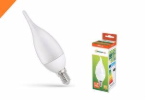 Ampoule led décorative E14 flamme blanc chaud 4 watts ( lot de 5 ) 