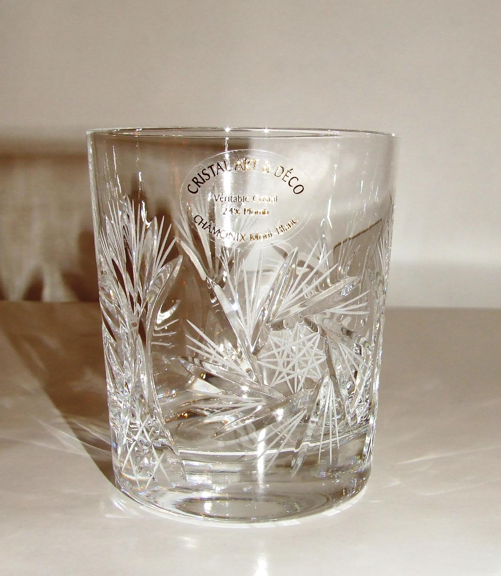 verre a whisky en cristal de boheme