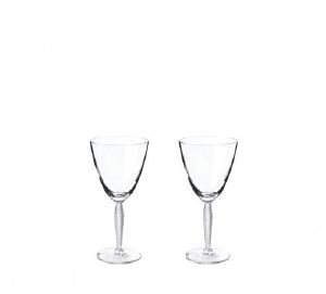Coffret 2 verres Vin Louvre Lalique Cristal