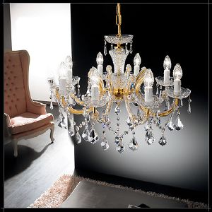 Lustre Chandelier Cristal Murano Voltolina Collection Lienz