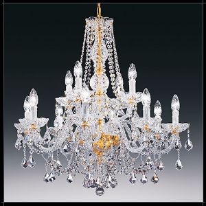 Lustre Chandelier Cristal Murano Voltolina Collection Serenade