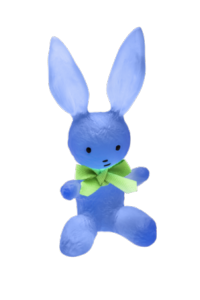 Lapin Pinpin Cristal Daum par Serge Mansau 