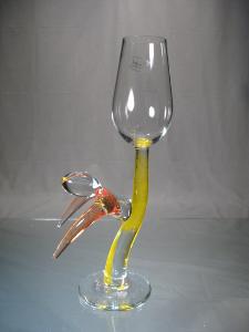 Verre Vin Gymnaste Collection Art Murano 