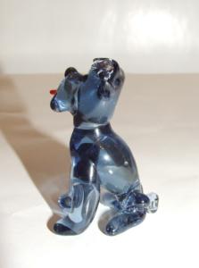 Bulldog en cristal miniature